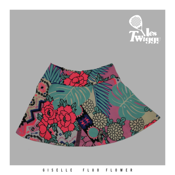 Gonna Pantaloncino Giselle Fluo Flower