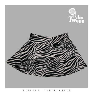 Gonna Pantaloncino Giselle Tiger White
