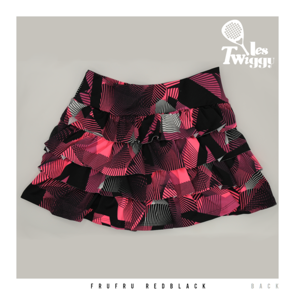 Gonna Pantaloncino FruFru RedBlack - immagine 3