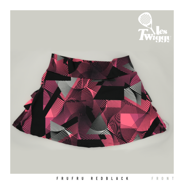 Gonna Pantaloncino FruFru RedBlack - immagine 2